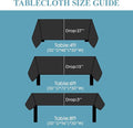 Tablecloth 60 * 6 Pack Rectangle Table Cloth Polyester, 102inch