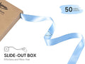 Satin Ribbon 7/ Yards Double-Faced Ribbons, 8 Inch X 50 – Baby Blue