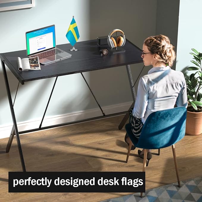 Sweden Flag Swedish Flags, Small Mini Swedish Desk Flag, Used for Table Office Classroom Home Patriotic Events Decorations