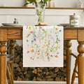 Wildflowers Bloom Flowers Spring Table Runner