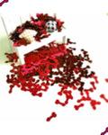 Glitter Sprinkle Confetti Cute Sprinkle Party Table Decoration Valentine's Day Engagement Supplies