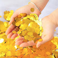 Metallic Foil Confetti( ) Round Dots Glitter Table, 0.59 Inch – Gold