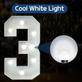 Marquee Numbers Tall Big Light Up Numbers 3rd 13th 30th Happy, 3 Feet