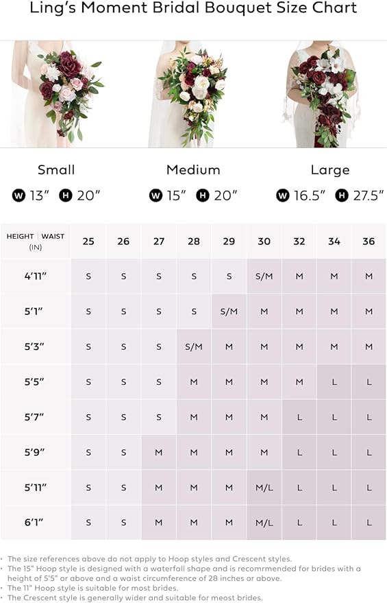 Ling's moment White Green Bridal Bouquet for Bride, White Green Wedding Bouquets for Bride, 13 Inch Bride Bouquets for Wedding Artificial Flowers Bouquets