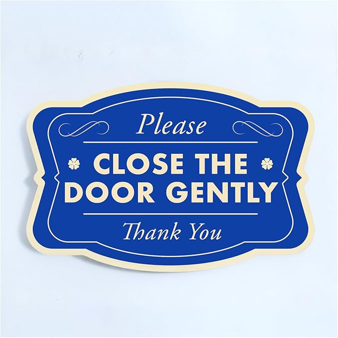 Custom Outdoor Decorative Metal Sign, Personalized Aluminum, Driveway Sign - Waterproof, Made in USA, Blue Steel 12x8 In