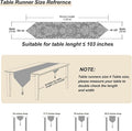 Exquisite Table Runner with Chenille and Elegant Chic Jacquard