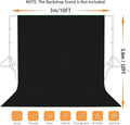 Backdrop Background, 12x10 FT – Black