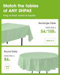 10 Pack Plastic Table Cloth Disposable