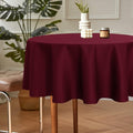 Round Tablecloth 70 Inch, 2 Pack – Burgundy