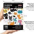 Belenova Marker Paper Pad, 9" X 12"