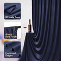 Backdrop Curtains for Party Background, 20ftx10ft – Navy Blue