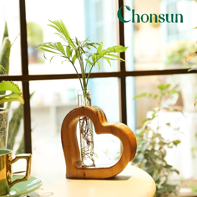 Plant Propagation Stations Plant Terrariums Wall Hanging Planters Plants Stand Indoor with Glass Test Tube Planter Wall Decor Gifts for Girl Women Mom