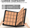 Premium Card Binder 16 Pocket, Trading Card Binder Holds Up