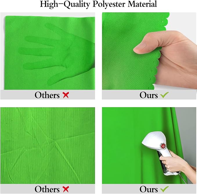 10x20FT Large Green Screen Backdrop Solid Color Photography Background Studio Photo Props