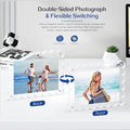 Acrylic Magnetic Photo Frame 5x7 Inch, 6Pack, Sleek Scalloped Design