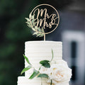 Non-Edible Wood Cake Topper Set with 12 Green Leaf Cupcake Toppers