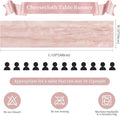 Cheesecloth Table Runner 10FT Long Boho Gauze Table, 6 Pack – Dusty Pink
