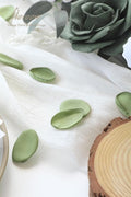 Rose Petals Faux Silk Flower Petals for Wedding, 300pcs – Sage Green