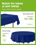 10 Pack Plastic Table Cloth Disposable
