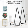 Large Plate Stands for Display, 10 Inch, Metal Plate Holder Display