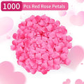 Artificial Fake Rose Petals, 1000 Pcs, Flower Petals for Romantic Night
