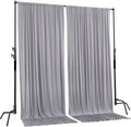 AK TRADING CO. IFR Polyester Backdrop Drapes Curtains, 10 Feet X 8 Feet