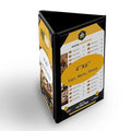Menu Covers - Set of 10 Double-Sided Table Tent Cards for Restaurant, Dinner Party, and Bar Menus - Includes Bill Holder and Reserved Seating Signs - Easy to Clean and Foldable (10, 4"x6"Trifold)