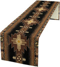 Aztec Table Runner Southwestern Native Vintage Geometric Pattern Table Runner Retro Country Table Dinner Decoration 13x120 Inch