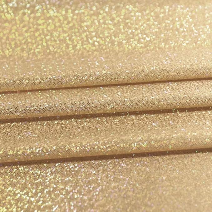 Fitable Sequin Tablecloth for Parties 90x132 Inch - Sparkle Glitter Table Cloth Laser Rectangle Overlay for Wedding Baby Shower Ceremony Birthday Holiday Banquet Decor, Khaki