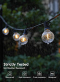 String Lights, 150 FT Warm White G40 Outdoor Patio Lights
