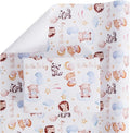 Baby Shower Wrapping Paper Roll, Cute Animal, 17 Inch X 32.8 Feet