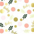 300PC and Sage Green Girl Baby Shower Decorations Greenery Baby – Pink
