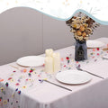 10 FT Lvory Floral Table Runner