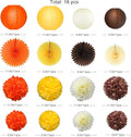 Banners Fall Party Decor Kit with Paper Fans, Lanterns and Pom Poms