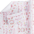 Baby Shower Wrapping Paper Roll – Pink, Cute, 17 Inch X 32.8 Feet