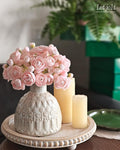 Ranunculus Artificial Flower Silk Flowers Faux DIY Bouquet – Pink