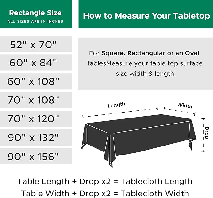 Biscaynebay Textured Fabric Christmas Rectangle Table Cloth 70x120 Inch, Red Water Resistant Tablecloths for Dining, Kitchen, Wedding and Parties, Machine Washable