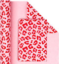 Reversible Leopard Wrapping Paper, 17 Inch X 33 Feet, Mini Roll