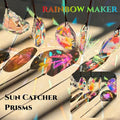 3-inch Crystal Sun Catcher Prisms for Windows Garden Patio, 5Pcs, AB