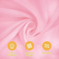 Tablecloths: Pink Polyester, 10 Pack, 60 x 102 in Rectangle