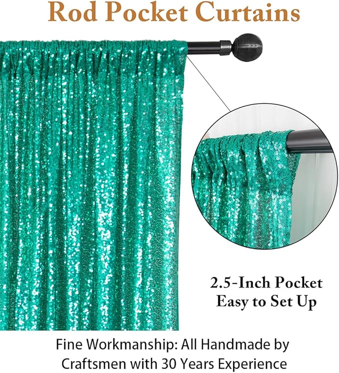 ShinyBeauty 10x10FT Green Sequin Backdrop | Grinch Christmas Photo Background | Sparkly Glitter Backdrop for Photography, Wedding, Party, and Baby Birthday Events