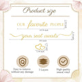 Wedding Seating Chart Decal Stickers DIY Our Favorite People, 3 Pcs