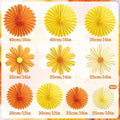 Paper Flowers Decorations for Wall Daisy Paper Fans Classroom, 11PCS