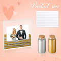 Wall Tabletop Frame Wedding Unity Sand Kit, Clear Acrylic, Yellow and Gray