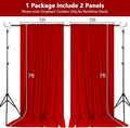 Backdrop Curtains for Party Valentine's Day Arch Stage Wedding – Red