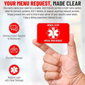 Bariatric Card for Restaurants