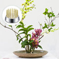 Flower Frogs Holder Mini Floral Round Flower Japanese, 24 Pieces