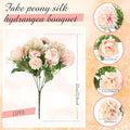 Artificial Flowers Artificial Peonies Silk Flowers Faux Peony Fake