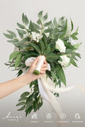 Bridal Bouquet Cascading – White