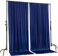 AK TRADING CO. IFR Polyester Backdrop Drapes Curtains, 10 Feet X 8 Feet